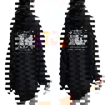 Neonatal Intensive Care Unit Coquette Nicu Nurse Halloween Women Oversized Hoodie Back Print | Seseable CA