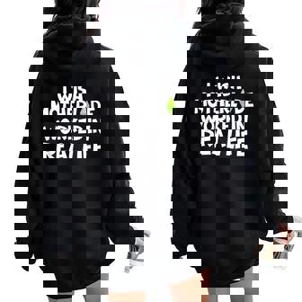 Ojalá Motherlode Trabajara En Laida Real Divertido Retro Gamer Women Oversized Hoodie Back Print - Regaloses