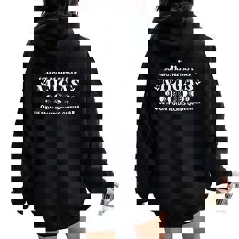Omos As Netas Das Meigas Que Non Puideches Queimar 8 Marzo Cuello Women Oversized Hoodie Back Print - Regaloses