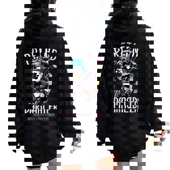 Parapente Panda Parapente Women Oversized Hoodie Back Print - Regaloses