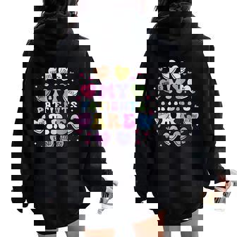 My Patients Are Candy Heart Nurse Doctor Healthcare Workers Women Oversized Hoodie Back Print - Thegiftio