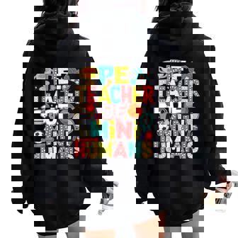 Pe Teacher Back To School Physical Education Gym Teachers Women Oversized Hoodie Back Print - Thegiftio