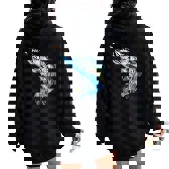 Pêche À La Truite Mouchetée – Hommes S Et Enfants Sweat à capuche oversize pour femme avec imprimé dans le dos - Cadeauxyz