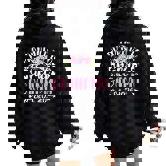 Promoted To Great Grandma Est 2026 First Time New Grandma Women Oversized Hoodie Back Print | Seseable FR