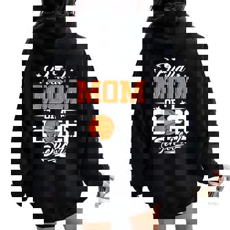 Proud Mom Of A 2026 Senior Basketball Graduation Women Oversized Hoodie Back Print | Seseable CA