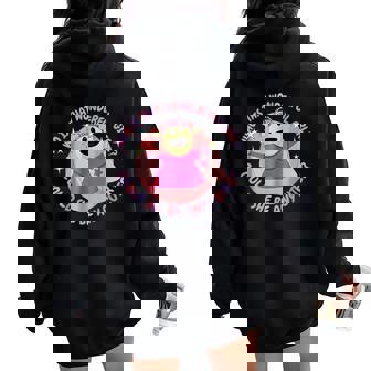 Qui Est Cette Merveilleuse Fille Pourrait-Elle Être Plus Mignonne Sweat à capuche oversize pour femme avec imprimé dans le dos - Cadeauxyz