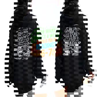 Reading 67 Meme English Teacher 67 Librarian Women Oversized Hoodie Back Print | Mazezy