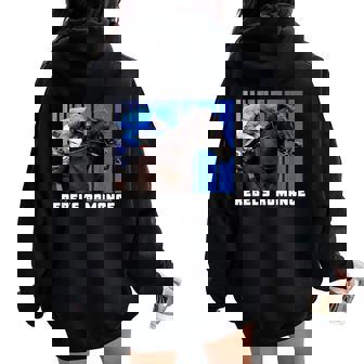 Rebel's Romance Horse Courses De Chevaux Del Maranta Anita Sweat à capuche oversize pour femme avec imprimé dans le dos - Cadeauxyz