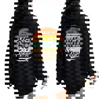 Regalo Hombre 1967 Cumpleaños -Intage Made In 1967 Women Oversized Hoodie Back Print - Regaloses