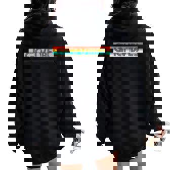 Retro Gigiibes 面白くてかわいいギフト レディース オーバーサイズ パーカー バックプリント - Kawaiitshirt