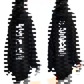 Retrointage 1969 Legend 1969 55 Birthday Hombres Es Women Oversized Hoodie Back Print - Regaloses