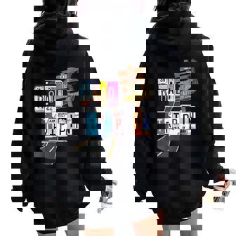 Road Trip 2025 Vacation Girls Trip Adventure For Family Women Oversized Hoodie Back Print | Seseable UK