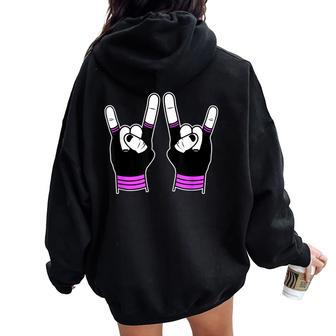 Ropa Emo Para Es Camisas Frescas Para Niñas Punk Trendy Women Oversized Hoodie Back Print - Regaloses