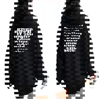 Science Médicale Amusante Pour Hommes S Ou Enfants Sweat à capuche oversize pour femme avec imprimé dans le dos - Cadeauxyz