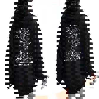 In Science Scientific Teacher Appreciation Chemistry Women Oversized Hoodie Back Print | Seseable FR