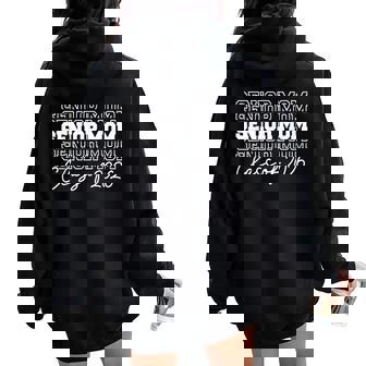 Senior Mom Class Of 2026 Senior 2026 Graduation 2026 Mother Women Oversized Hoodie Back Print | Seseable UK