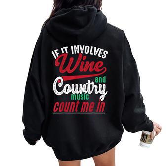 Sie Trata Deino Música Chicas Divertidas Country Es Women Oversized Hoodie Back Print - Regaloses
