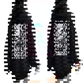 Skater Girlkateboarderkateboard Pour Fille Sweat à capuche oversize pour femme avec imprimé dans le dos - Cadeauxyz