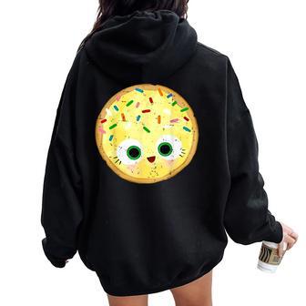 The Smart Cookie Good Egg Teacher Halloween Costume Food Women Oversized Hoodie Back Print - Thegiftio