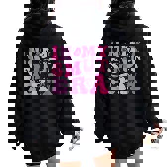 In My Smut Era Groovy Smut Book Reading Spicy Book Romance Women Oversized Hoodie Back Print - Thegiftio