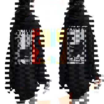 Somali -Omali ソマリ ネコ 長袖tシャツ レディース オーバーサイズ パーカー バックプリント - Kawaiitshirt