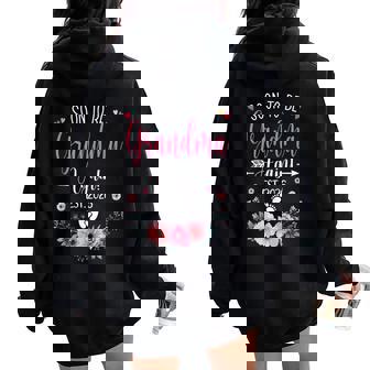 Soon To Be Grandma Again Est 2026 Women Oversized Hoodie Back Print | Seseable FR
