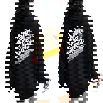 Spelling Bee Humor Spelling Champion Word Nerd Spelling Women Oversized Hoodie Back Print | Mazezy