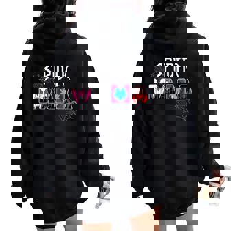 Spider Mama Groovy Mama Matching Family Women Oversized Hoodie Back Print | Seseable FR