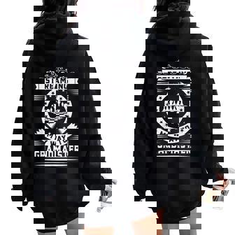 Streaming My Way To Grandmaster レディース オーバーサイズ パーカー バックプリント - Kawaiitshirt