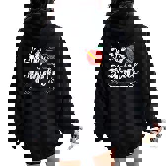 Sub Squad School Class Representation Teacher Women Oversized Hoodie Back Print - Thegiftio