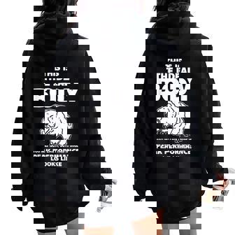 Tardigradearcasmo Cuerpo Pico Rendimiento Humor Gracioso Naturaleza Women Oversized Hoodie Back Print - Regaloses