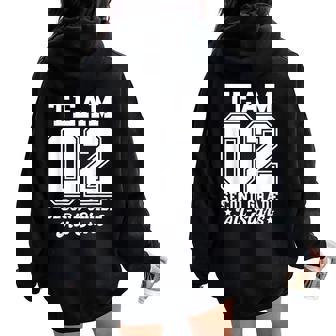 Team 2Nd Grade All-Stars Back To School Sports Jersey Women Oversized Hoodie Back Print | Mazezy