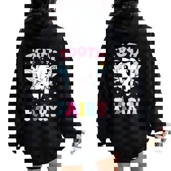 Tooth Fairy Dentist Halloween Costume Women Women Oversized Hoodie Back Print - Thegiftio