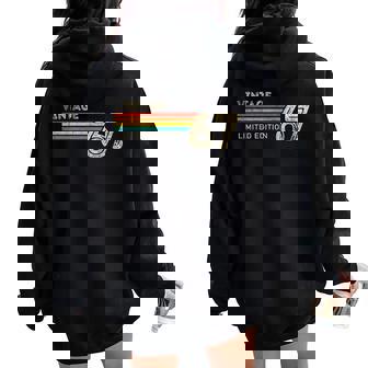 Vintage 1967 Limited Edition Birthday 1967 Vintage Women Oversized Hoodie Back Print | Seseable CA