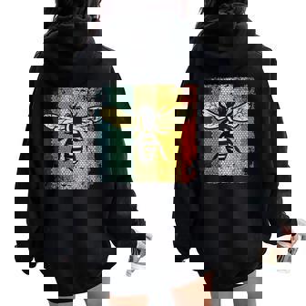 Vintage Bee s For Men Women Beekeeping Honey Bee Women Oversized Hoodie Back Print | Mazezy