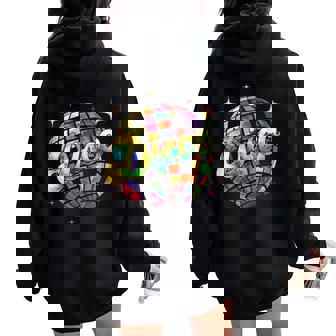 Vintage Disco Mama Dancing Queen Des Années 70 Et 80 Pour Enfants Filles Et S Sweat à capuche oversize pour femme avec imprimé dans le dos - Cadeauxyz