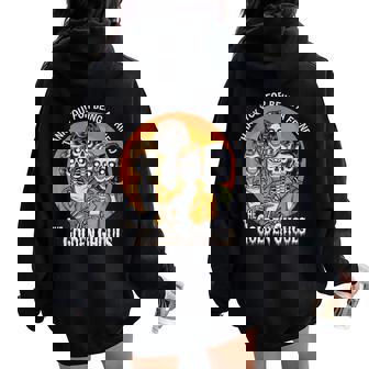 Vintage The Golden Ghouls Halloween For Halloween Women Oversized Hoodie Back Print | Seseable CA