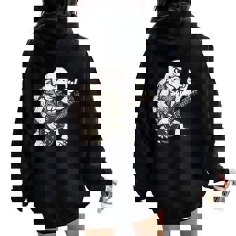 Vintage Oldchool Punk Rock Tortuga Tortuga Regalo Hombres Es Women Oversized Hoodie Back Print - Regaloses