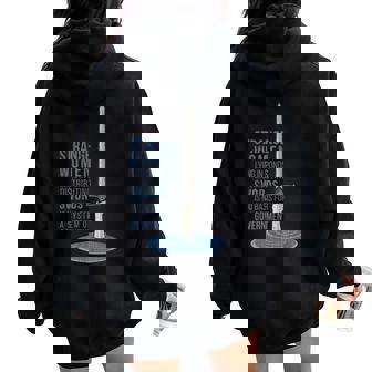 Vintage Strange Lying In Ponds Distributing Swords Women Oversized Hoodie Back Print - Thegiftio