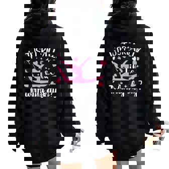 かわいい女の子向けトワラー バトントワリング レディース オーバーサイズ パーカー バックプリント - Kawaiitshirt