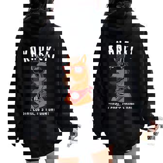 還暦祝い 馬 うま好き 干支 父 男性 女性 還暦 お祝い 60歳 おもしろ おもろい レディース オーバーサイズ パーカー バックプリント - Kawaiitshirt