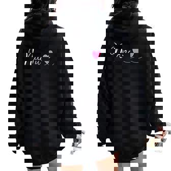 Nana For Grandma Grandmother Christmas Women Oversized Hoodie Back Print - Thegiftio