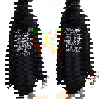 Cruise Life 2024 Summer Vacation Family Matching Men Women Girls Kids Women Oversized Hoodie Back Print | Mazezy