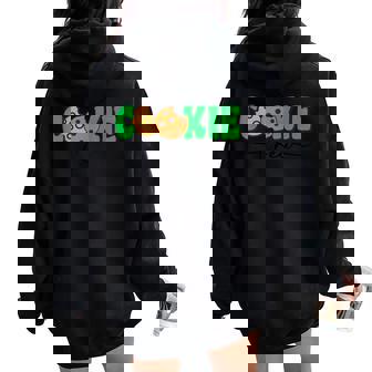 Scout Cookie Crew Selling Cookie Girl Leader Scouting Lovers Women Oversized Hoodie Back Print | Mazezy