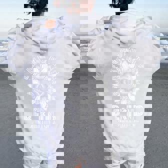 Unity Day Sunflower Motivational End Bullying Orange Day Women Oversized Hoodie Back Print | Seseable CA