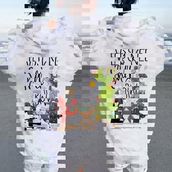 Every Knee Shall Bow Santa Jesus Christian Christmas Pajamas Women Oversized Hoodie Back Print | Mazezy