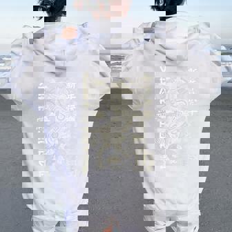 2026 Year Of The Horse Chinese Zodiac Chinese New Year Women Oversized Hoodie Back Print - Thegiftio