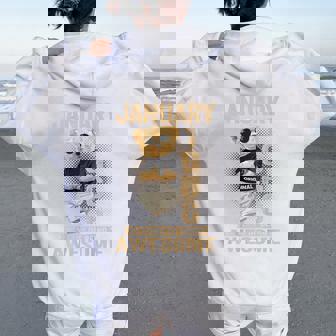 60歳 1966年1月 テディベア 60歳 誕生日 男性 女性 レディース オーバーサイズ パーカー バックプリント - Kawaiitshirt