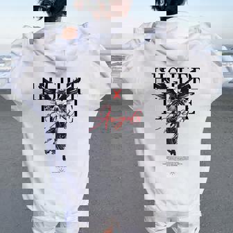 Back Print Y2k Aesthetic Streetwear Fashion Angel Women Oversized Hoodie Back Print - Thegiftio