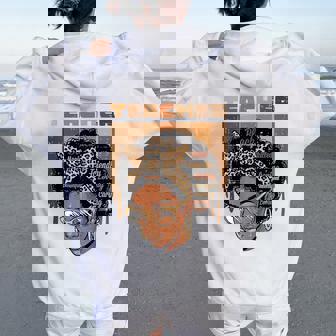 Black History Teacher Afro Woman African American Women Women Oversized Hoodie Back Print | Seseable CA